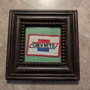 Levi's Dark Brown Beaded Frame with Chev Vets Patch